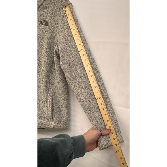The North Face Women's Fleece Pullover Hoodie Toggle Neck Gray L - Picture 7 of 12